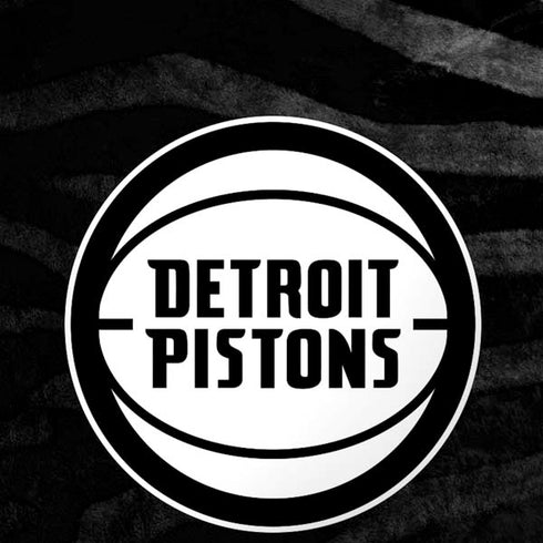 NBA Detroit Pistons Black Animal Print Moto G6 Skin