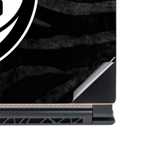 NBA Detroit Pistons Black Animal Print MSI GS65 Stealth Laptop Skin