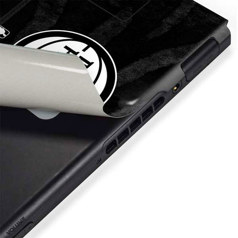 NBA Detroit Pistons Black Animal Print Nintendo Switch Bundle Skin