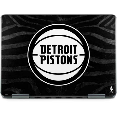 NBA Detroit Pistons Black Animal Print Notebook 9 Pro 13in (2017) Skin