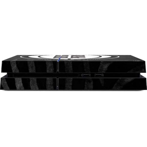 NBA Detroit Pistons Black Animal Print PS4 Console Skin