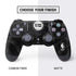 NBA Detroit Pistons Black Animal Print PS4 Controller Skin