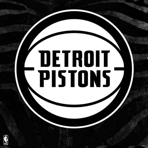 NBA Detroit Pistons Black Animal Print PS4 Pro/Slim Controller Skin