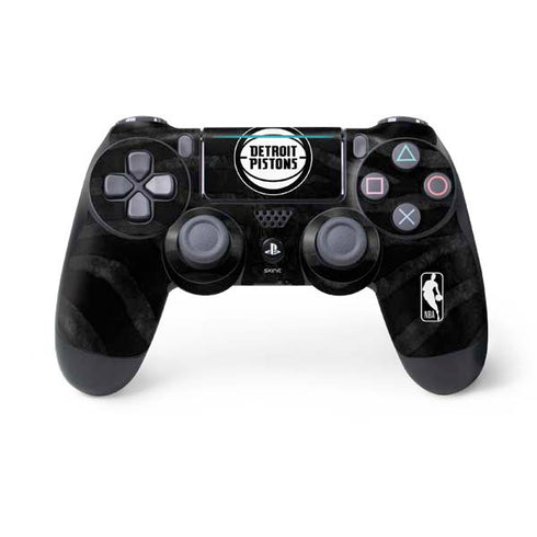 NBA Detroit Pistons Black Animal Print PS4 Pro/Slim Controller Skin