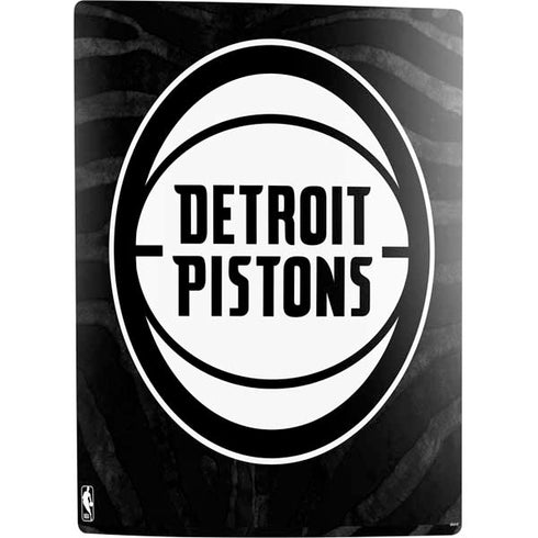 NBA Detroit Pistons Black Animal Print PS5 Digital Edition Bundle Skin