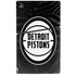NBA Detroit Pistons Black Animal Print PS5 Slim Digital Edition Console Skin