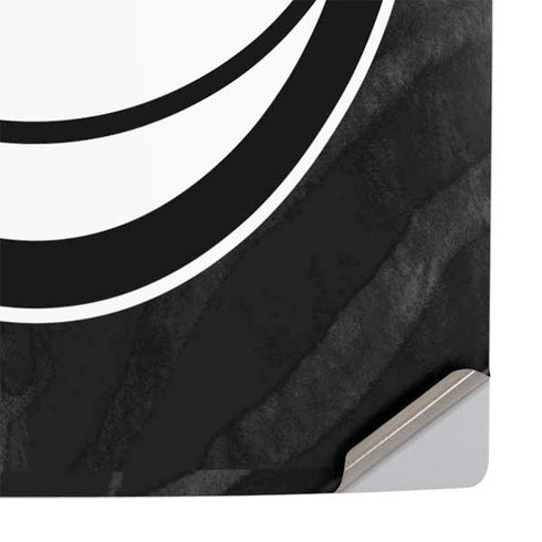 NBA Detroit Pistons Black Animal Print PS5 Slim Digital Edition Console Skin