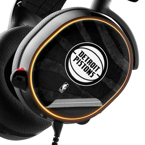 NBA Detroit Pistons Black Animal Print SteelSeries Arctis 5 Skin