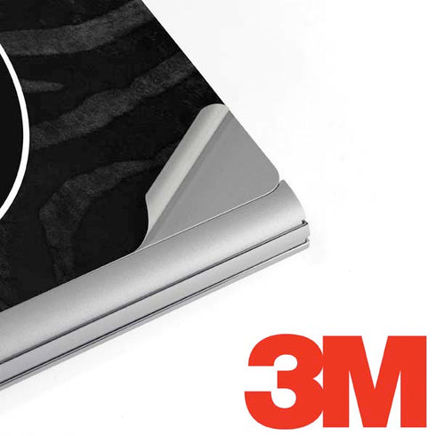 NBA Detroit Pistons Black Animal Print Surface Book 2 13.5in Skin