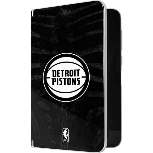 NBA Detroit Pistons Black Animal Print Surface Duo Skin