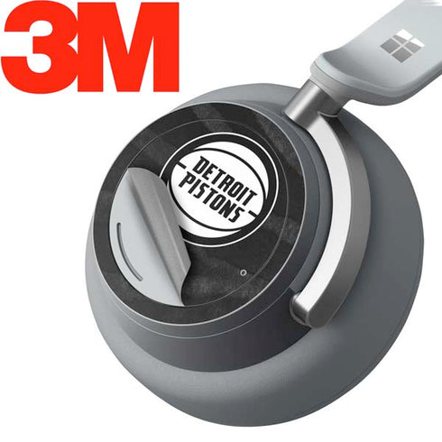 NBA Detroit Pistons Black Animal Print Surface Headphones Skin