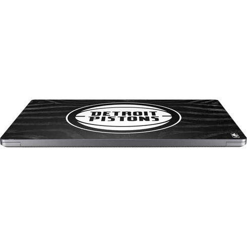NBA Detroit Pistons Black Animal Print Universal Laptop 14in (11.4 x 8.2in) Skin