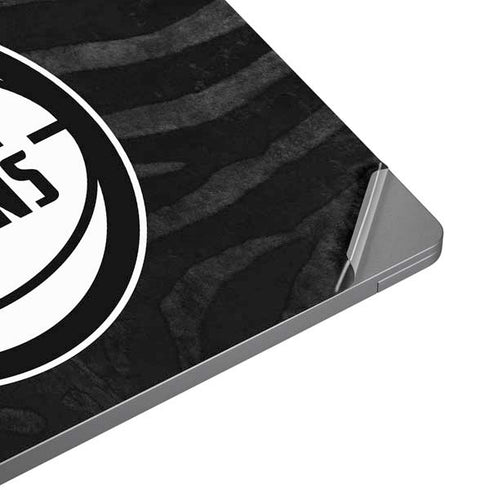 NBA Detroit Pistons Black Animal Print Universal Laptop 14in (11.4 x 8.2in) Skin