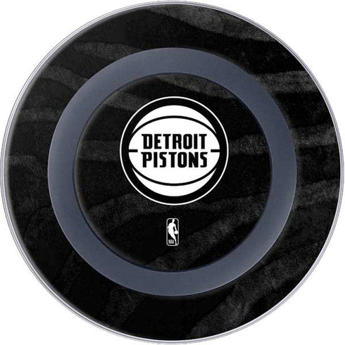 NBA Detroit Pistons Black Animal Print Wireless Charger Skin