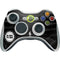 NBA Detroit Pistons Black Animal Print Xbox 360 Wireless Controller Skin