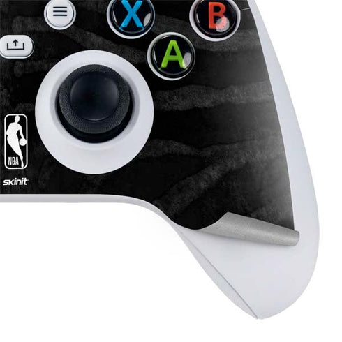 NBA Detroit Pistons Black Animal Print Xbox Series S Controller Skin