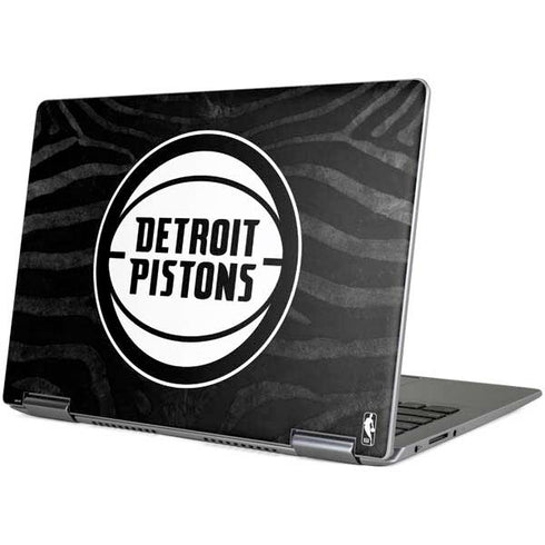 NBA Detroit Pistons Black Animal Print Yoga 710 14in Skin