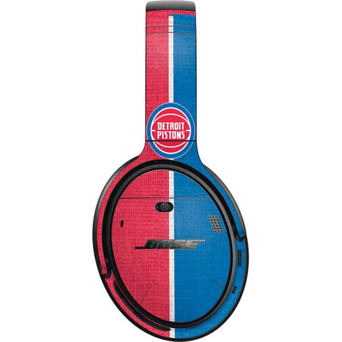 NBA Detroit Pistons Canvas Bose QuietComfort 35 Headphones Skin
