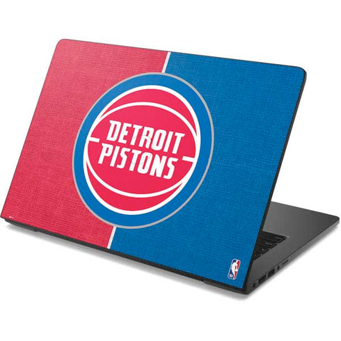 NBA Detroit Pistons Canvas Dell Chromebook Skin