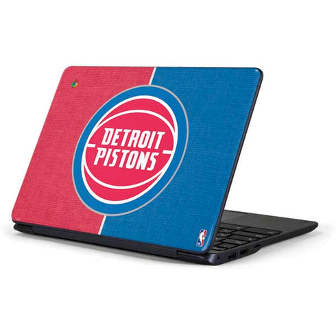 NBA Detroit Pistons Canvas Samsung Chromebook Skin