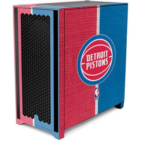 NBA Detroit Pistons Canvas Corsair 4000D Tempered Glass Mid-Tower ATX Case Skin
