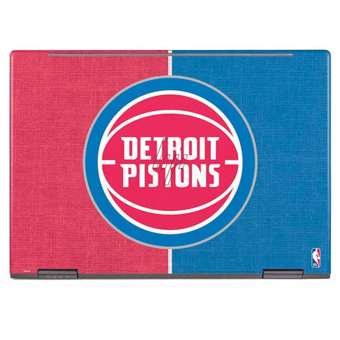 NBA Detroit Pistons Canvas HP Envy Skin