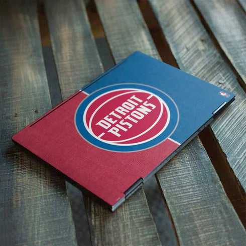 NBA Detroit Pistons Canvas HP Envy Skin