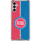 NBA Detroit Pistons Canvas Galaxy A13 5G Clear Case