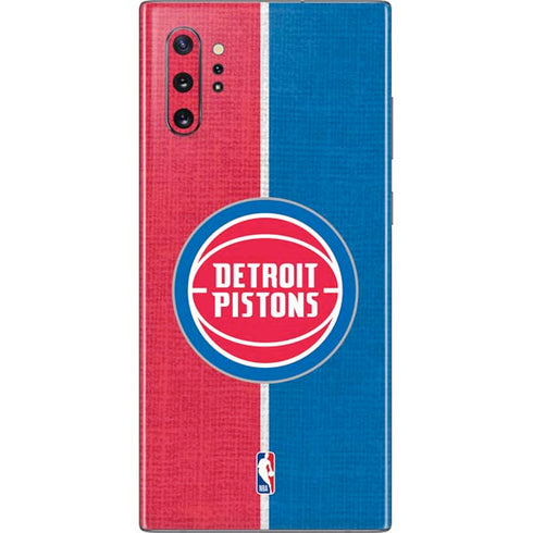 NBA Detroit Pistons Canvas Galaxy Note 10 Plus Skin