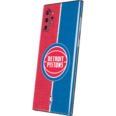 NBA Detroit Pistons Canvas Galaxy Note 10 Plus Skin