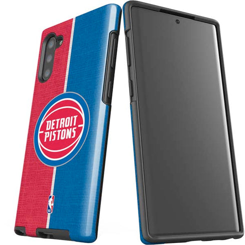 NBA Detroit Pistons Canvas Galaxy Note 10 Pro Case