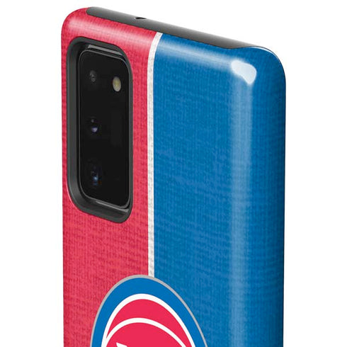 NBA Detroit Pistons Canvas Galaxy Note20 5G Pro Case