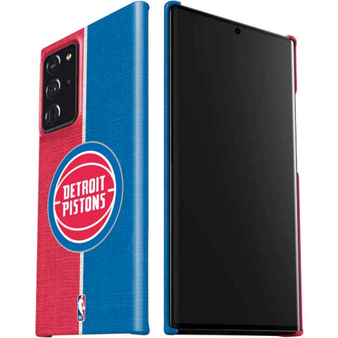 NBA Detroit Pistons Canvas Galaxy Note20 Ultra 5G Lite Case
