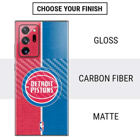 NBA Detroit Pistons Canvas Galaxy Note20 Ultra 5G Skin