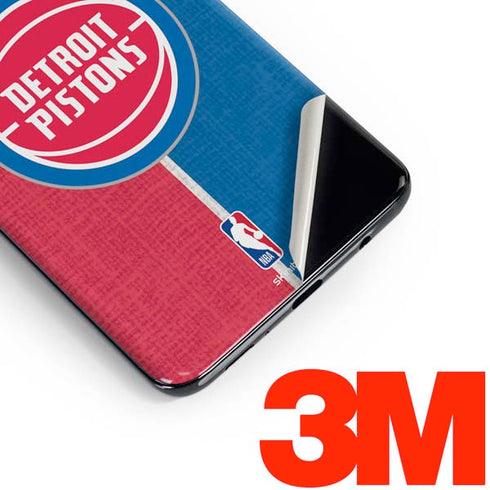 NBA Detroit Pistons Canvas Galaxy S10e Skin