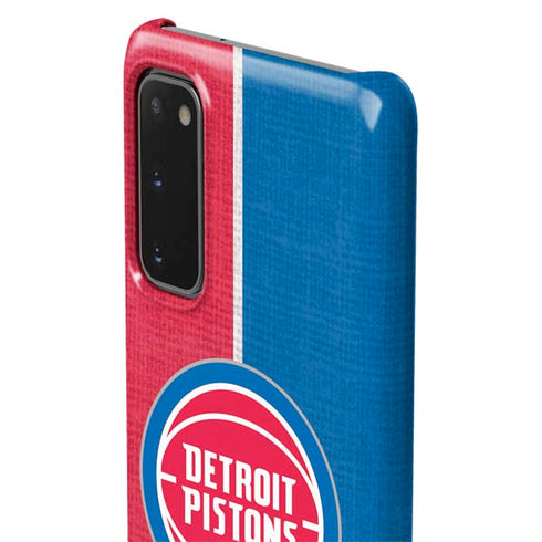 NBA Detroit Pistons Canvas Galaxy S20 Lite Case