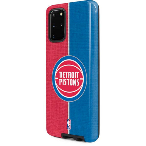 NBA Detroit Pistons Canvas Galaxy S20 Plus Pro Case