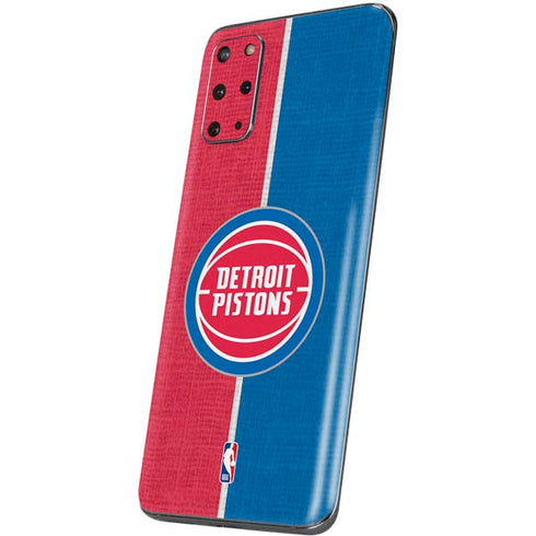 NBA Detroit Pistons Canvas Galaxy S20 Plus Skin