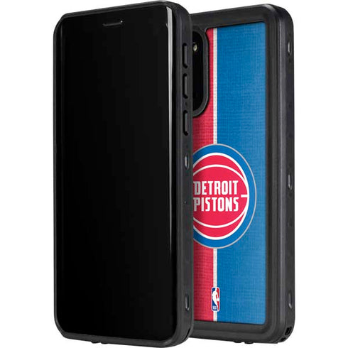 NBA Detroit Pistons Canvas Galaxy S20 Plus Waterproof Case