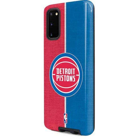 NBA Detroit Pistons Canvas Galaxy S20 Pro Case