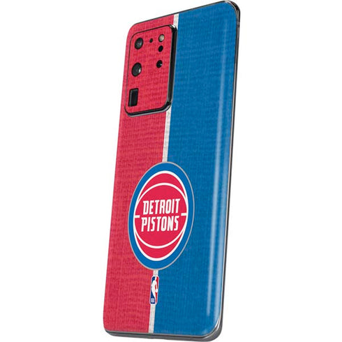 NBA Detroit Pistons Canvas Galaxy S20 Ultra 5G Skin