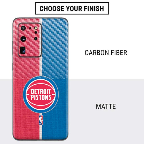 NBA Detroit Pistons Canvas Galaxy S20 Ultra 5G Skin