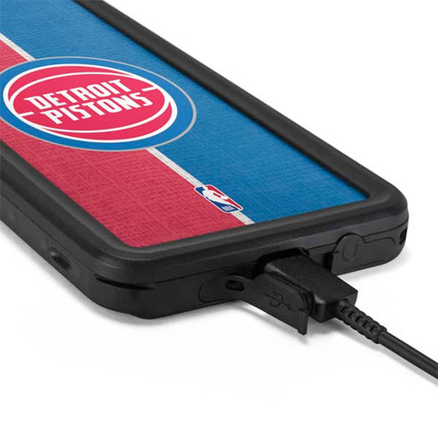 NBA Detroit Pistons Canvas Galaxy S20 Waterproof Case