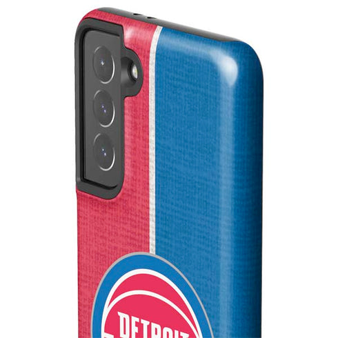 NBA Detroit Pistons Canvas Galaxy S21 5G Pro Case
