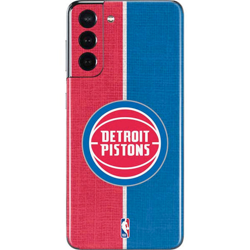 NBA Detroit Pistons Canvas Galaxy S21 5G Skin