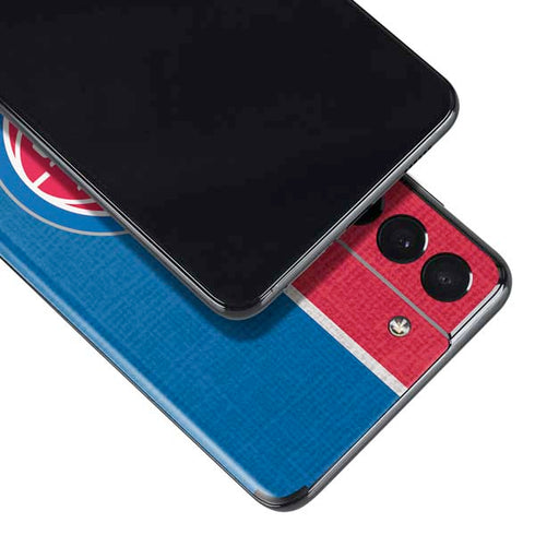 NBA Detroit Pistons Canvas Galaxy S21 Plus 5G Skin