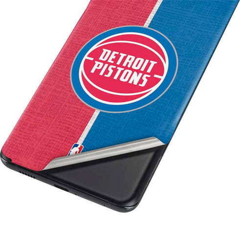 NBA Detroit Pistons Canvas Galaxy S21 Plus 5G Skin