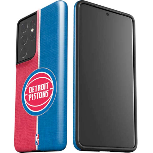 NBA Detroit Pistons Canvas Galaxy S21 Ultra 5G Pro Case