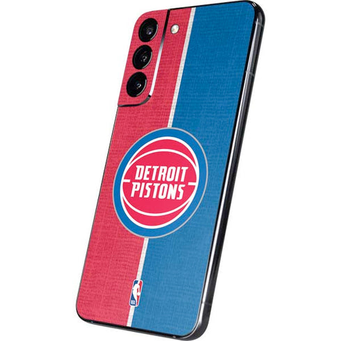 NBA Detroit Pistons Canvas Galaxy S22 Plus Skin