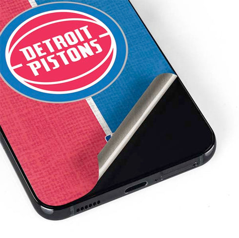 NBA Detroit Pistons Canvas Galaxy S22 Skin